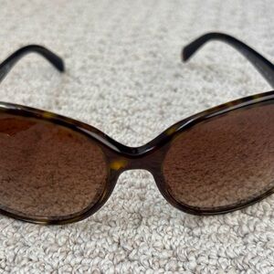 Prada Tortoiseshell Sunglasses with Brown Lenses